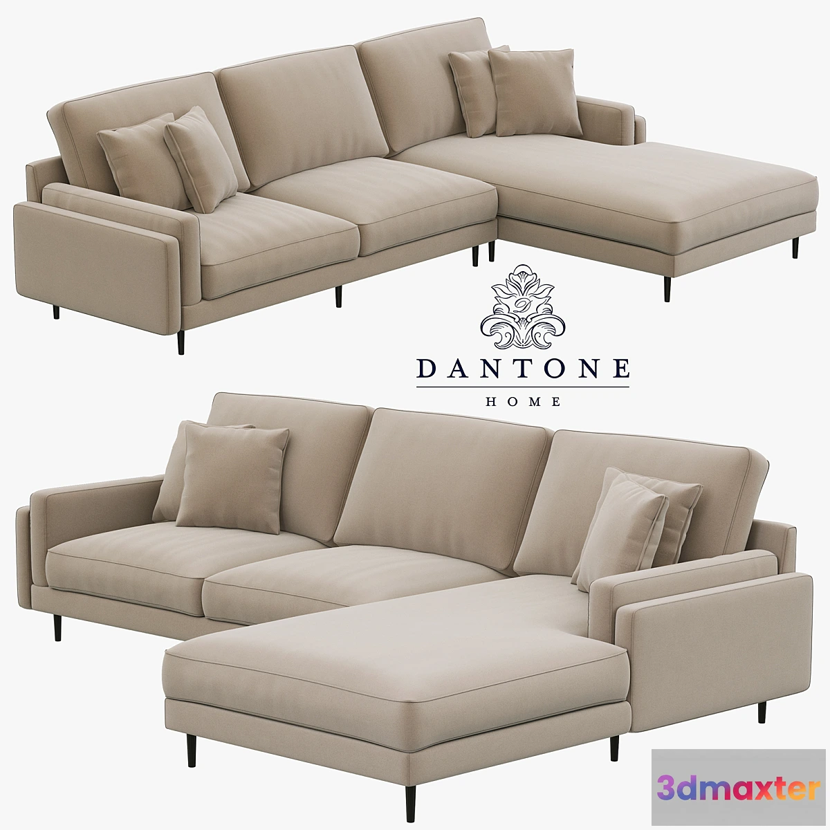 589192 - Dantone Home Sofa Portry Modular Two-Section