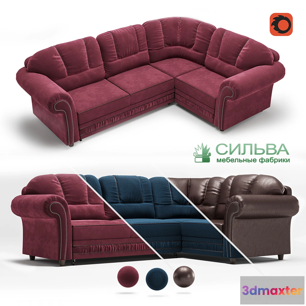 589210 - Corner sofa “Sofia” from the MF Silva