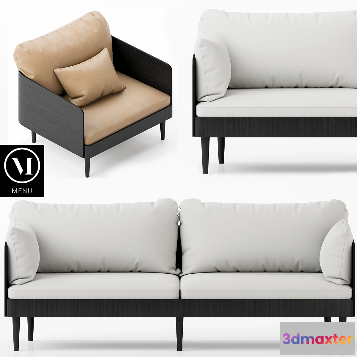 589258 - Septembre Sofa by MENU