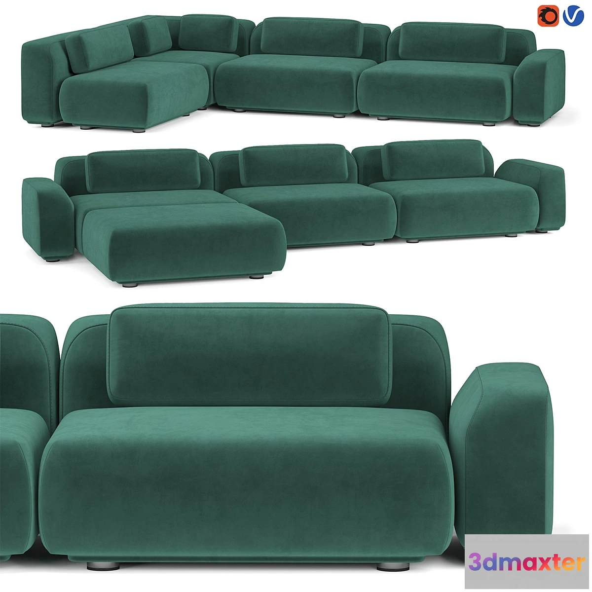 603529 - Rove Concepts Boden Sofa Sectional
