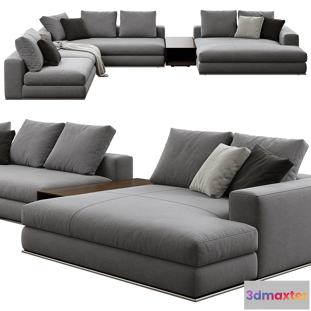 603539 - Minotti _ Hamilton Sofa Corner Composition