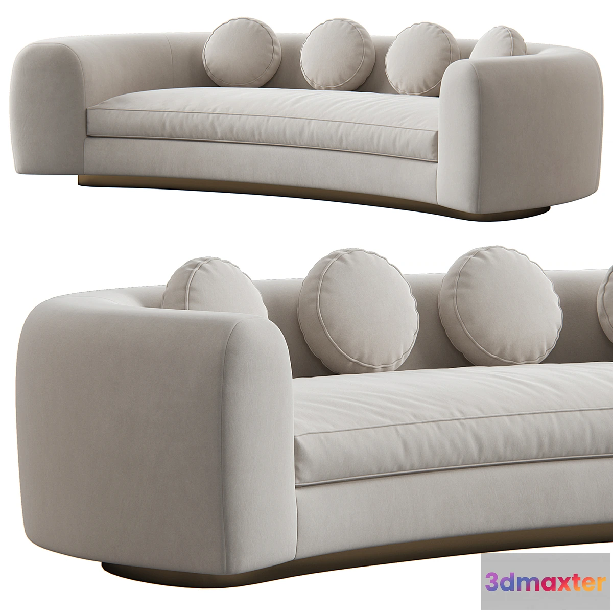 603567 - Mahdavi Jelly Pea Sofa