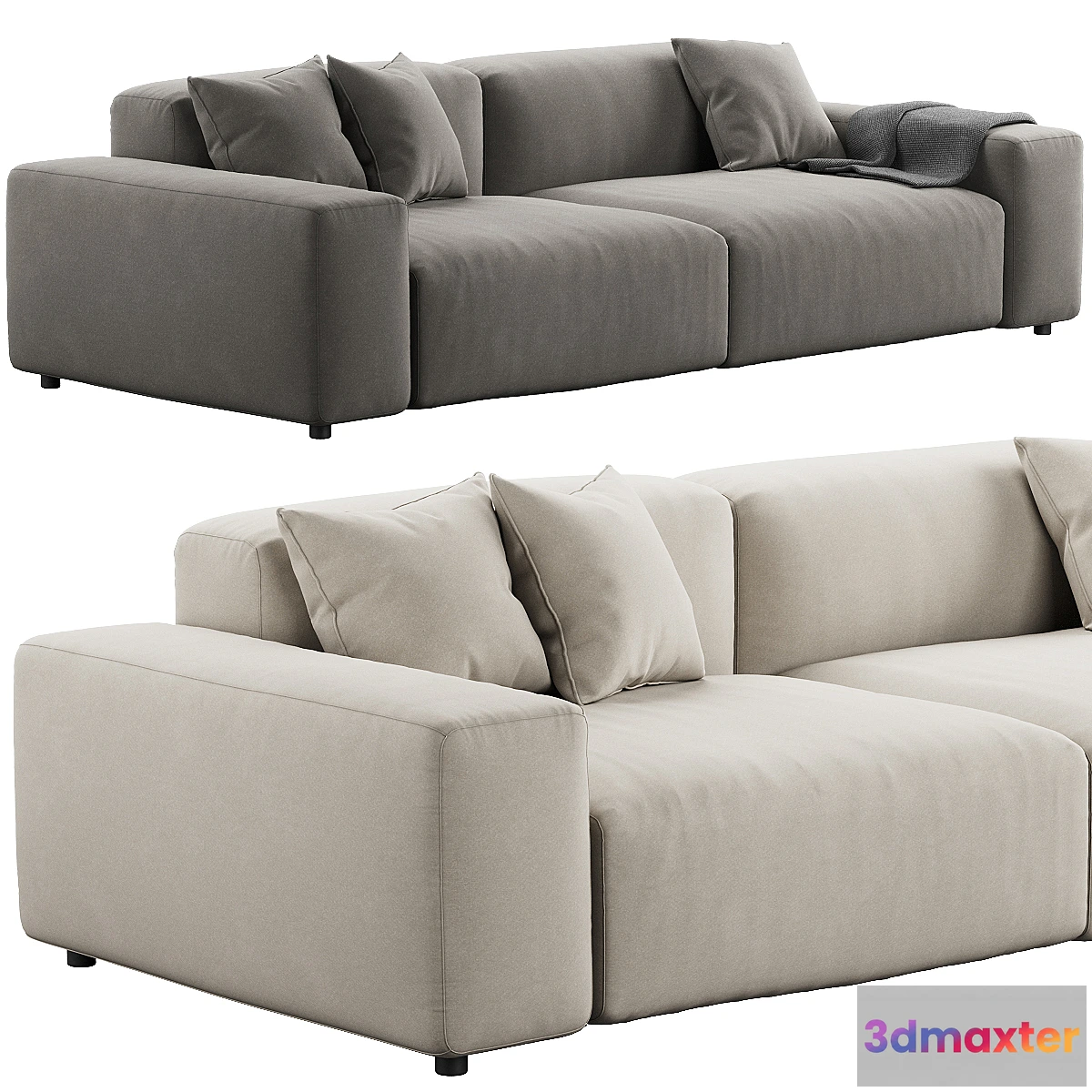 603609 - 006 Cloud Sofa modular 2 seat by Prostoria