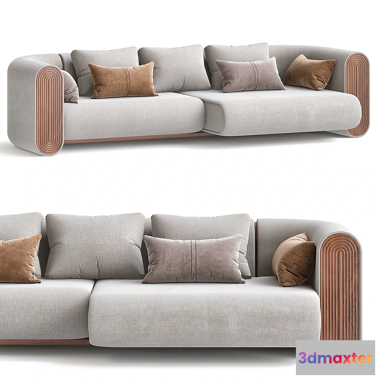 603745 - 280CR UNION CORNER UNIT SOFA