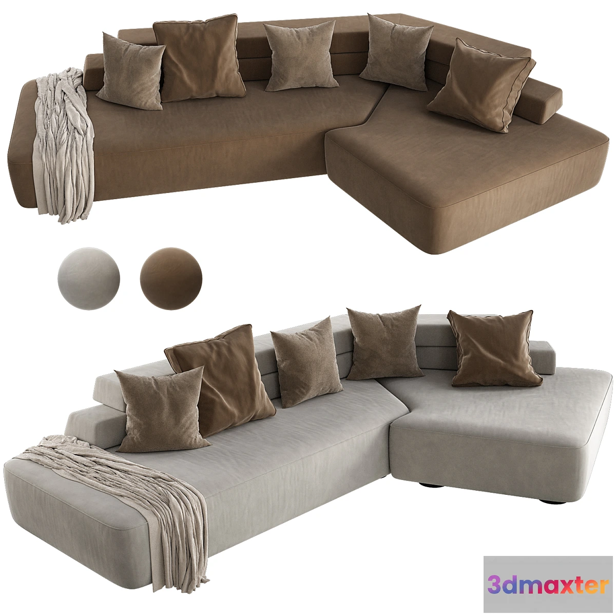 603747 - Rift L Sofa By Moroso