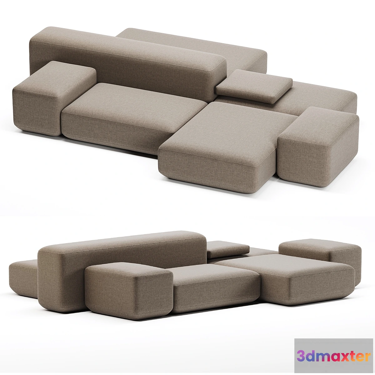 603913 - OM Aatom THE ONE Sofa Composition 1