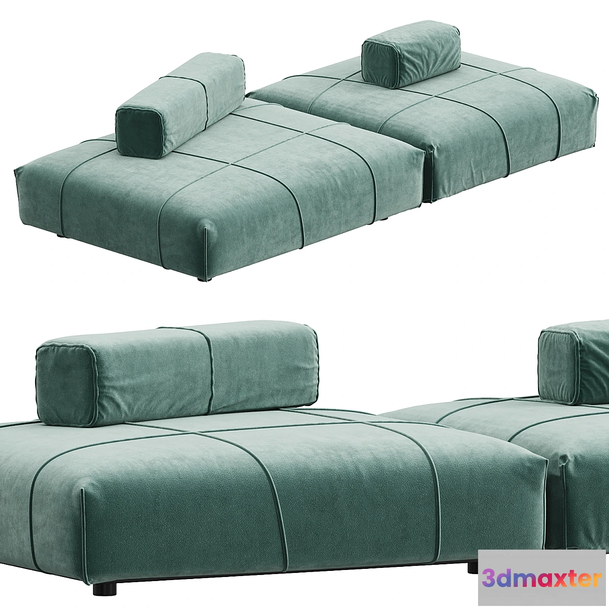603941 - Baxter Panama Bold Sofa N1 Composition