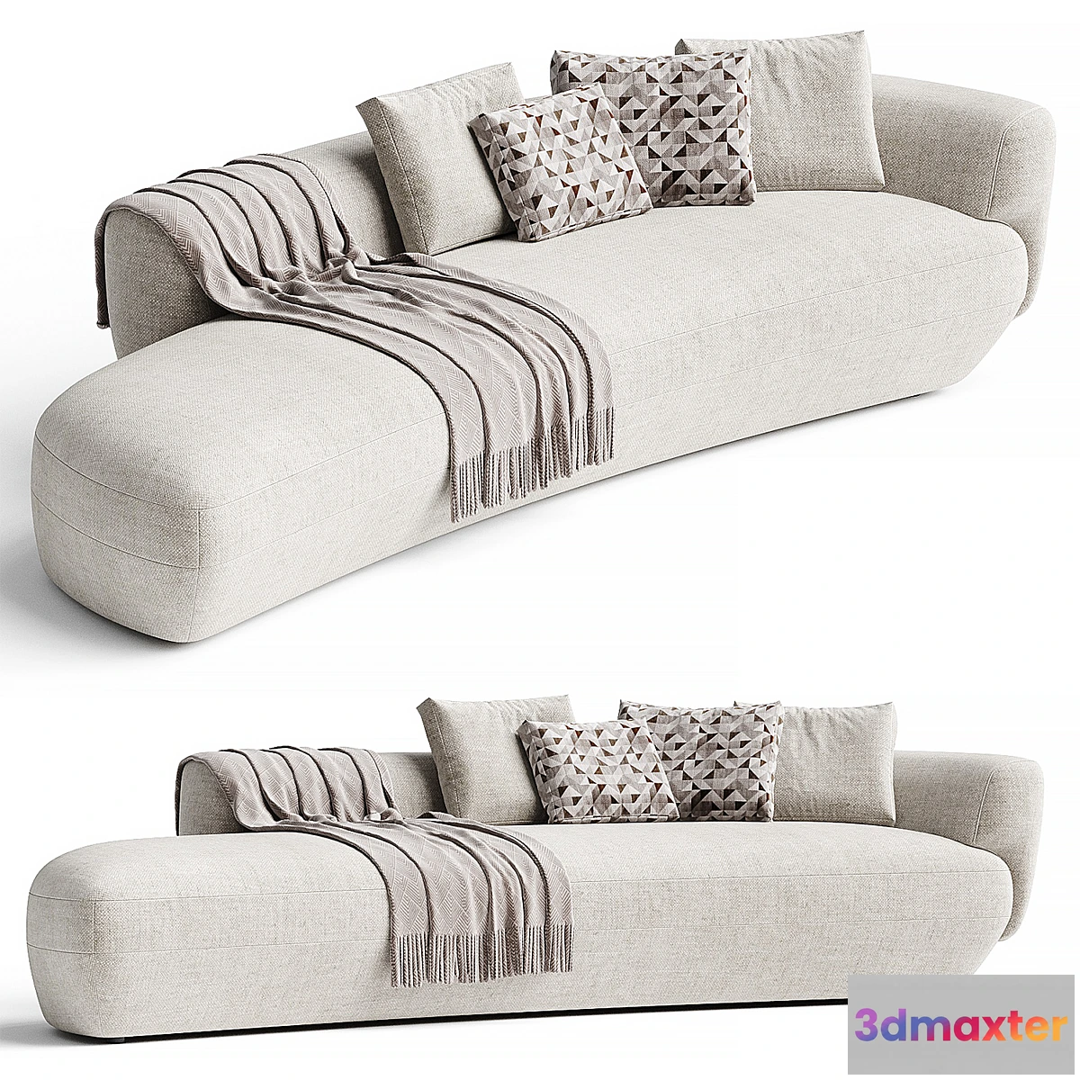 604057 - 360 CONFIDENT  Curved sofa By Vibieffe