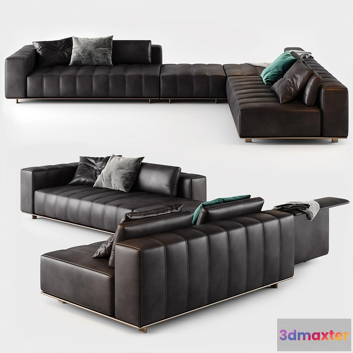 604121 - Minotti FREEMAN SEATING SYSTEM Sofa 04