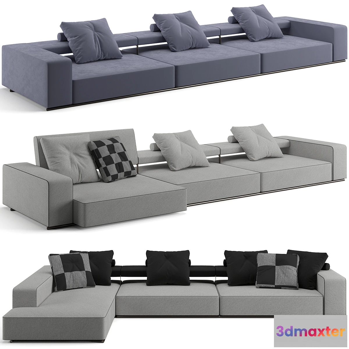 604133 - B&B Italia Andy sofa 412 cm