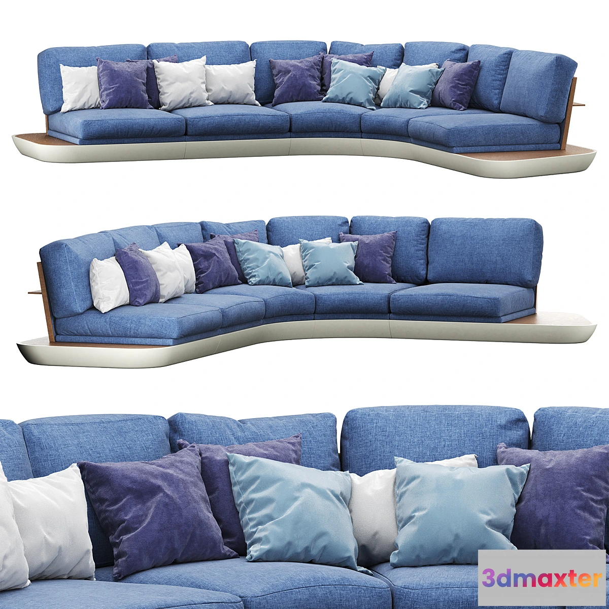 604135 - Sofa A1633 by Annibale Colombo