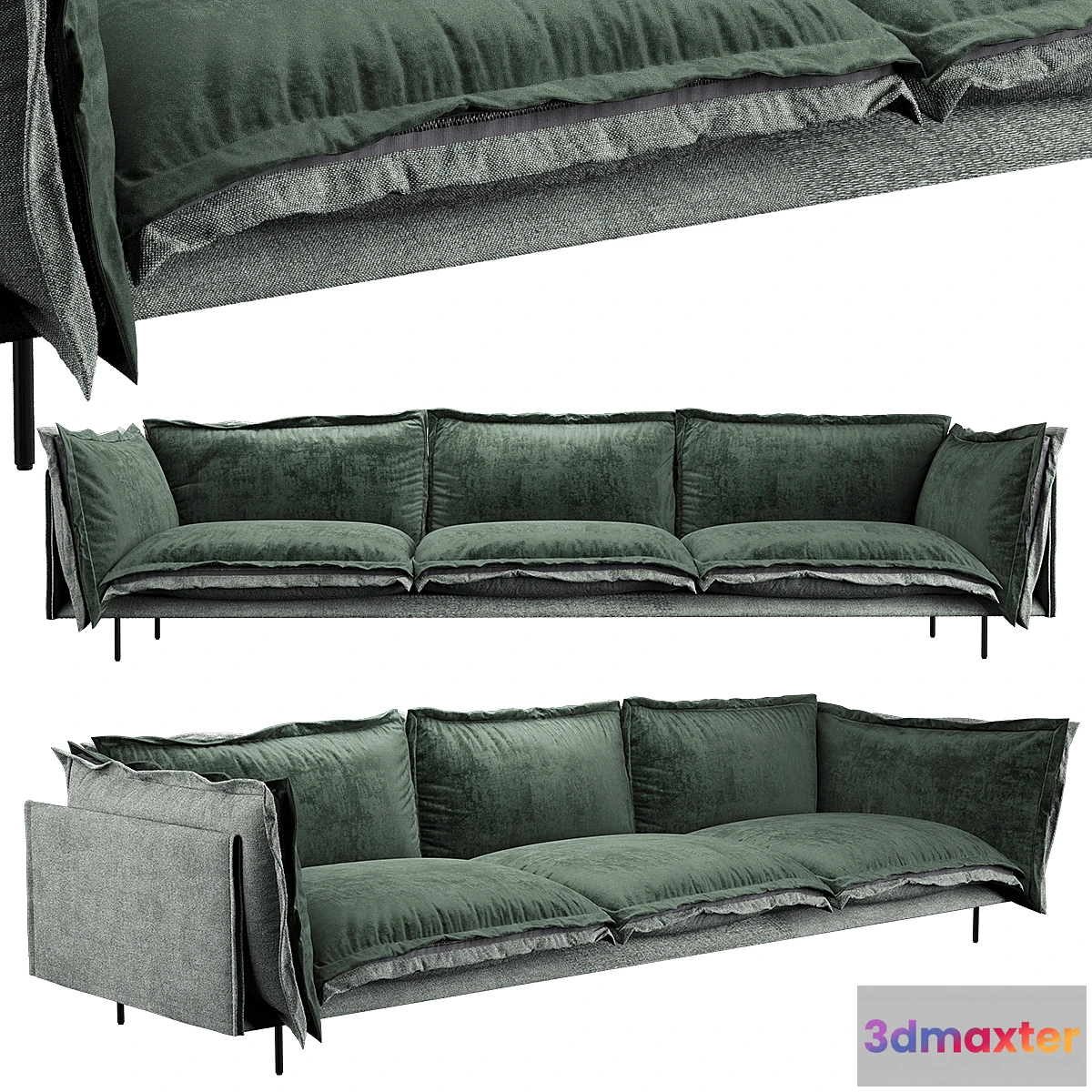 604157 - Auto-Reverse 3 Sofa