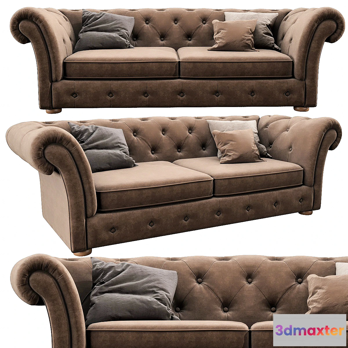 604301 - Cranbrook chesterfield 3 seater
