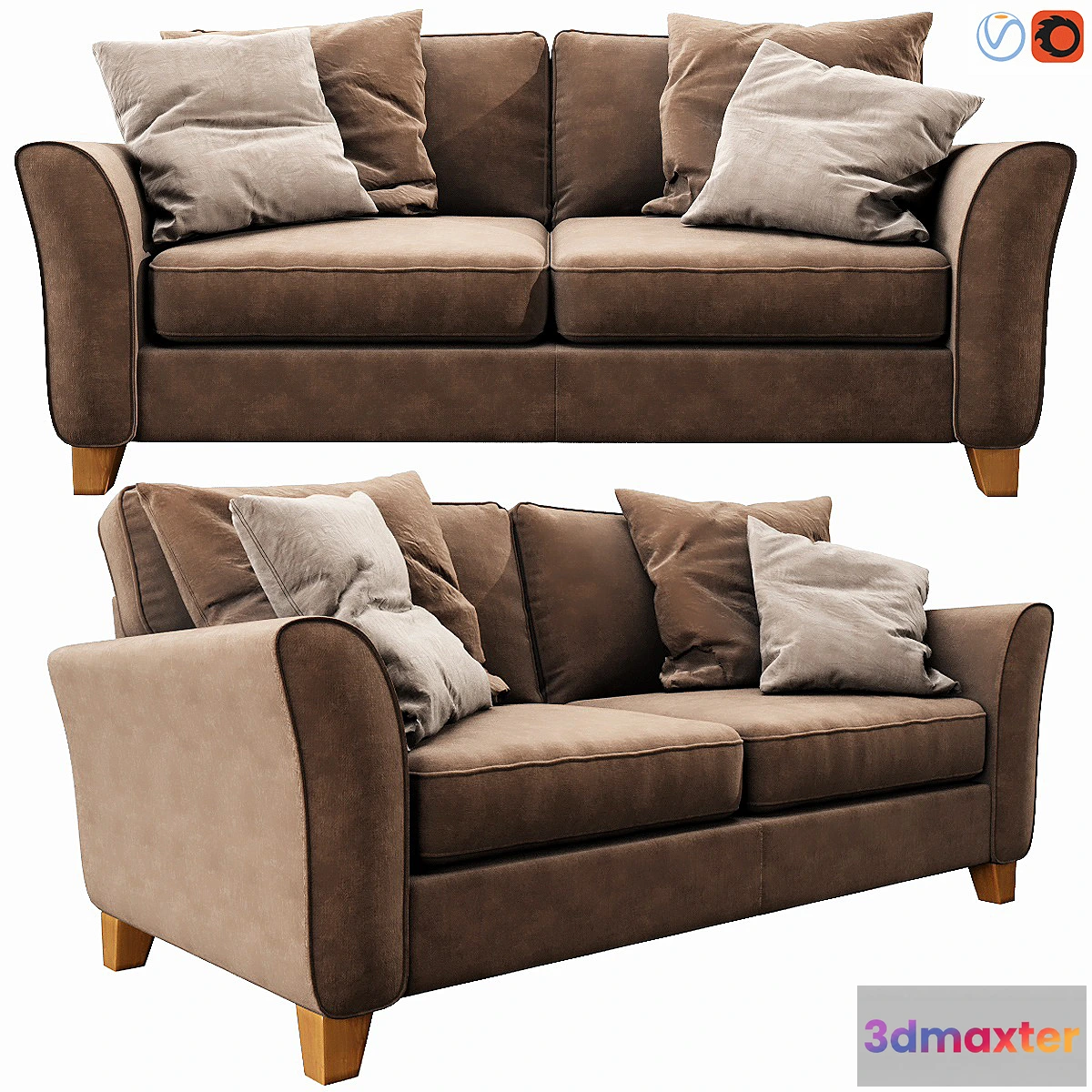 604321 - Harveys nina 3 seater