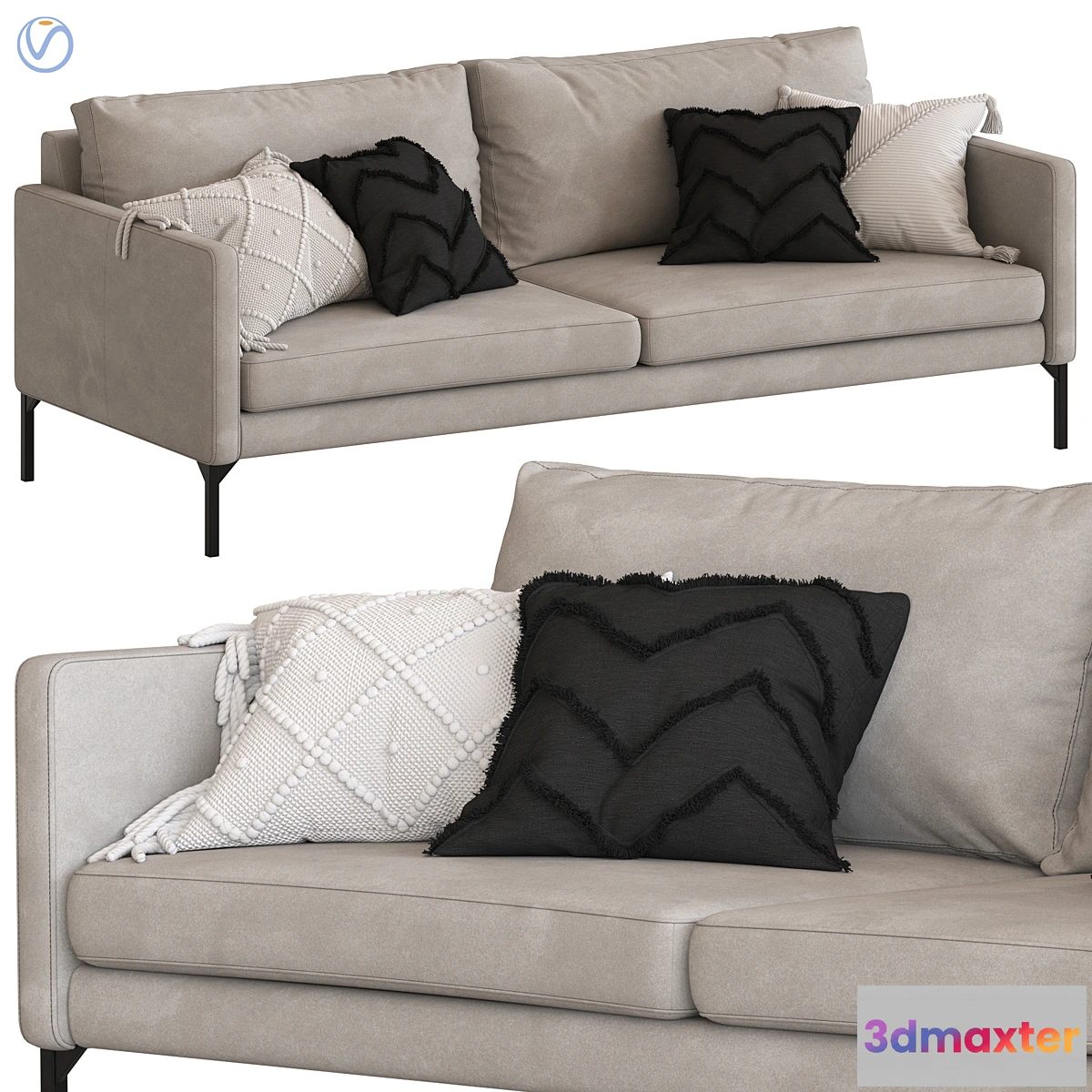 604559 - Globewest Bogart 3 seater sofa