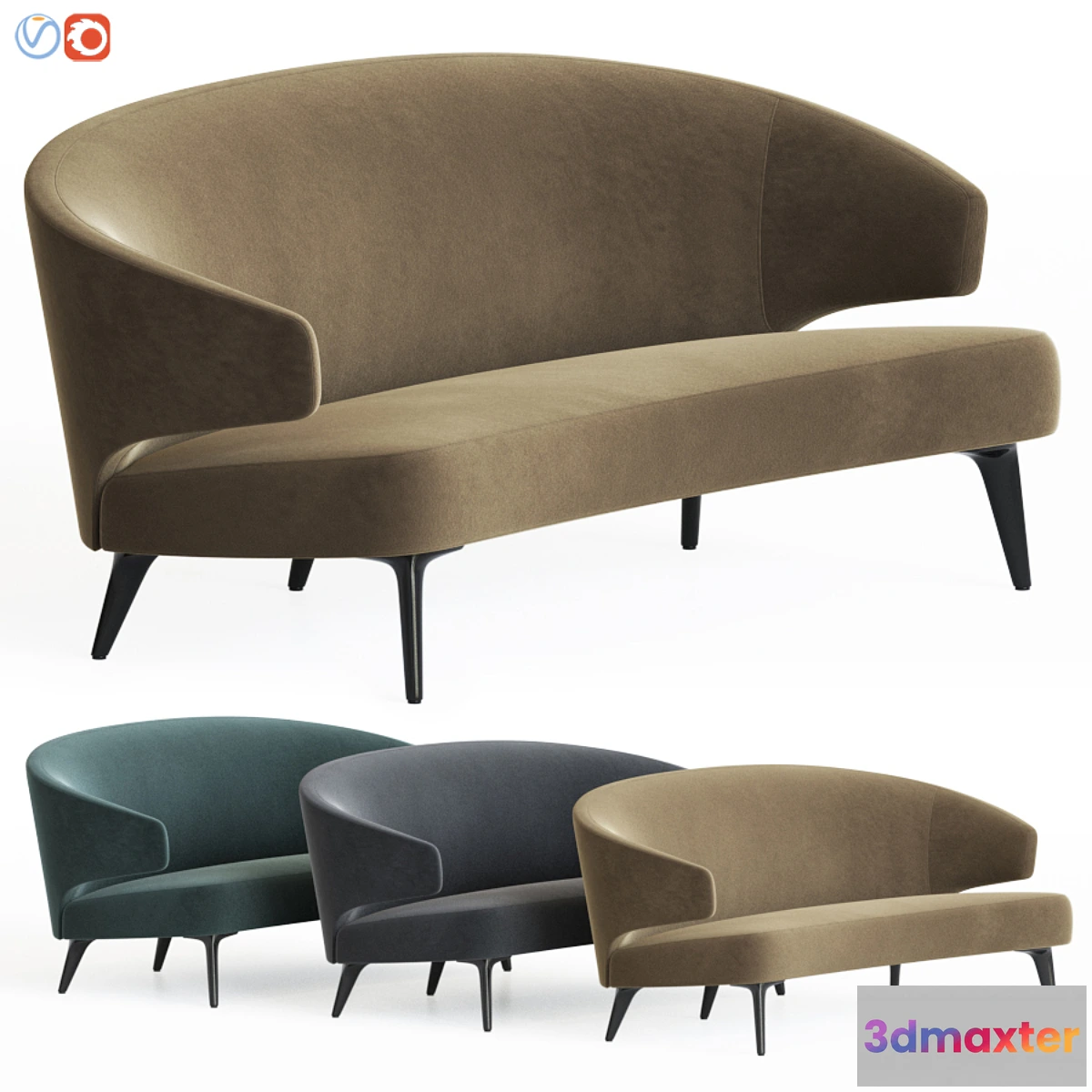 604747 - Aston Sofa Minotti