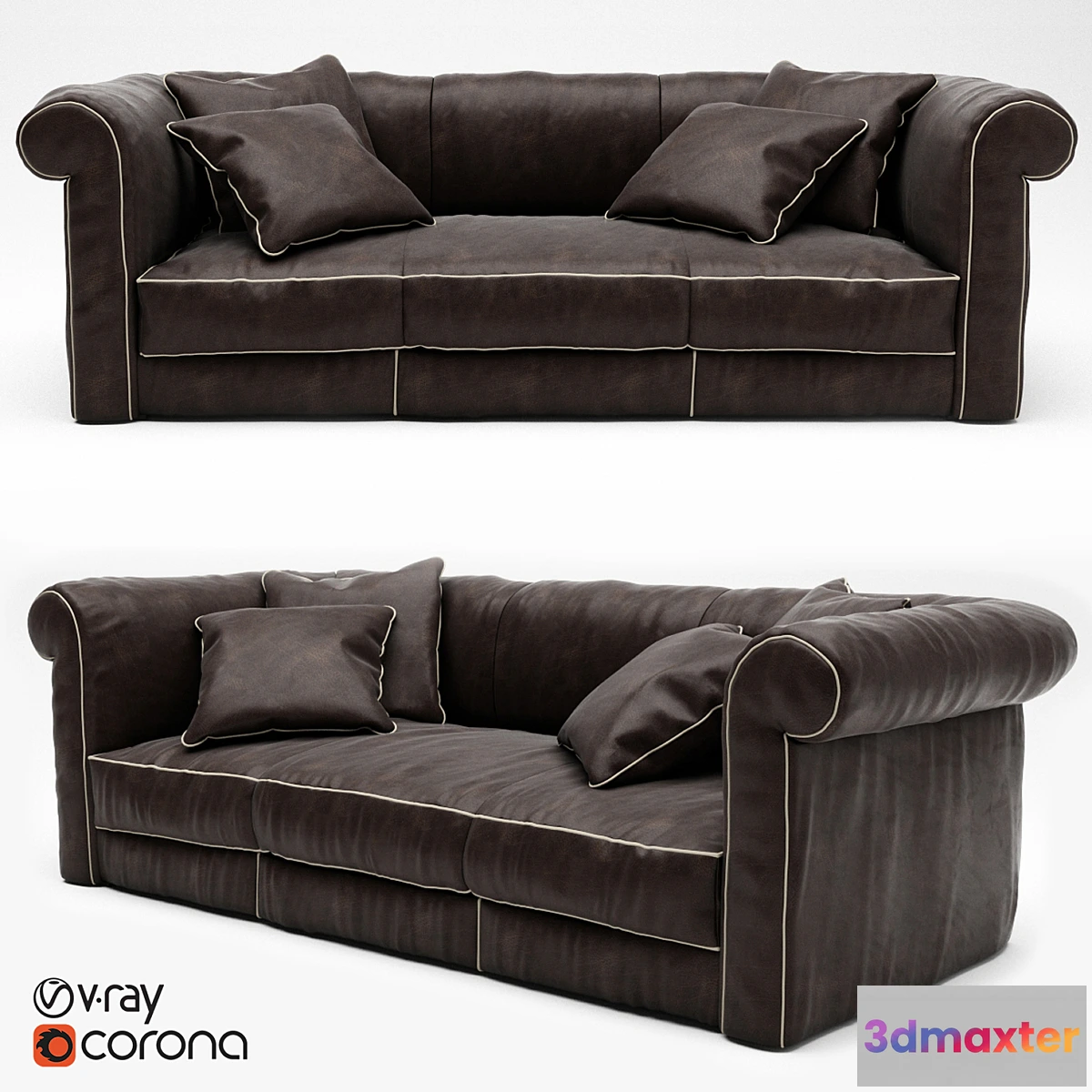 604767 - Baxter alfred soft sofa