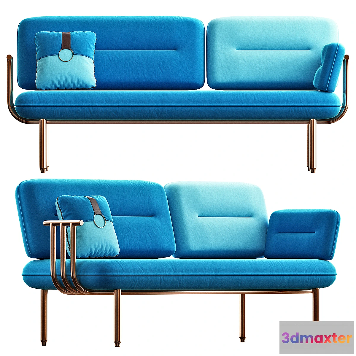 604847 - LUXURY LOFT 3 seater sofa COSMO