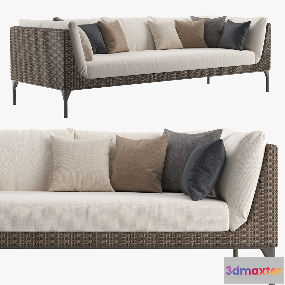 604937 - Dedon “MU 4-seater” sofa outdoor
