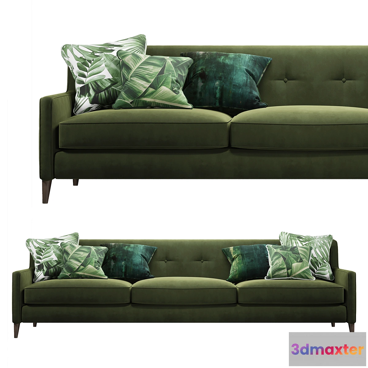 604957 - Green sofa