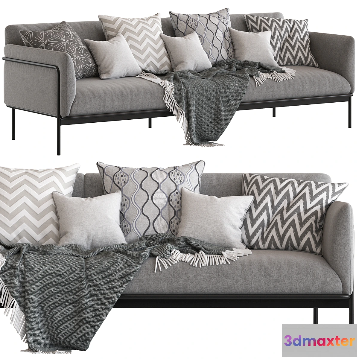 605099 - Globewest Natadora Scribe 3 Seater Sofa