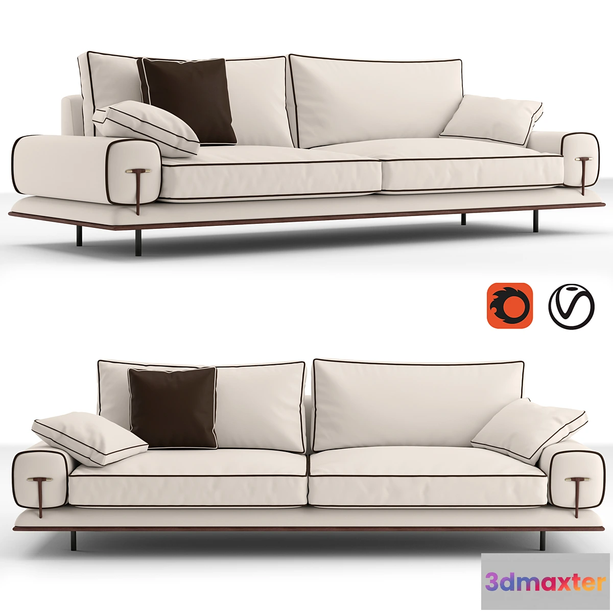 605151 - Turri blues sofa