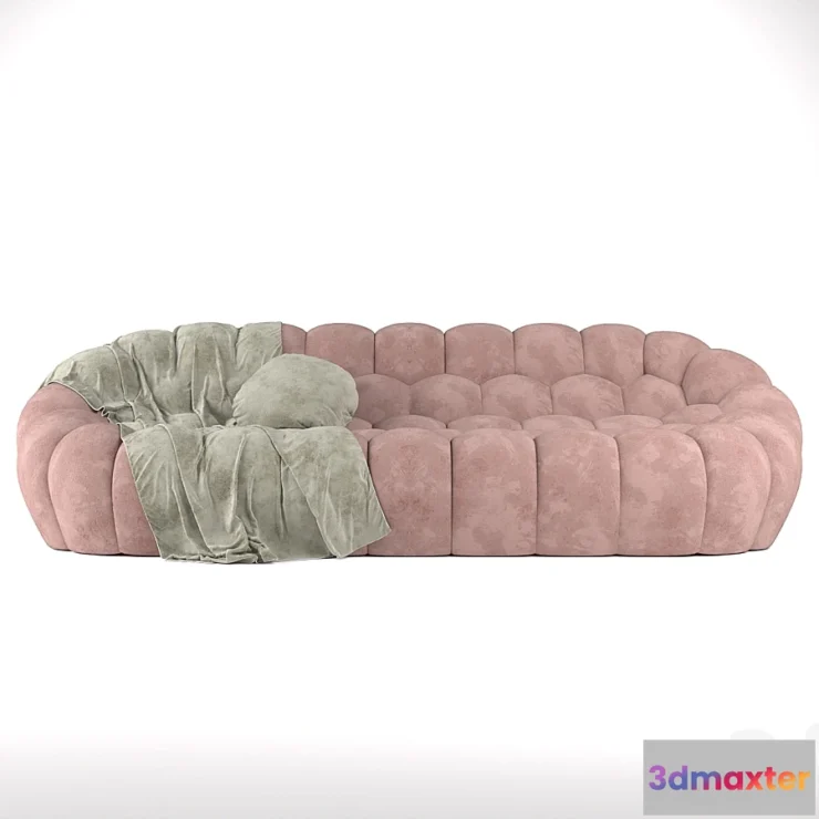 605195 - BUBBLE CUIR SOFA ROCHE BOBOIS