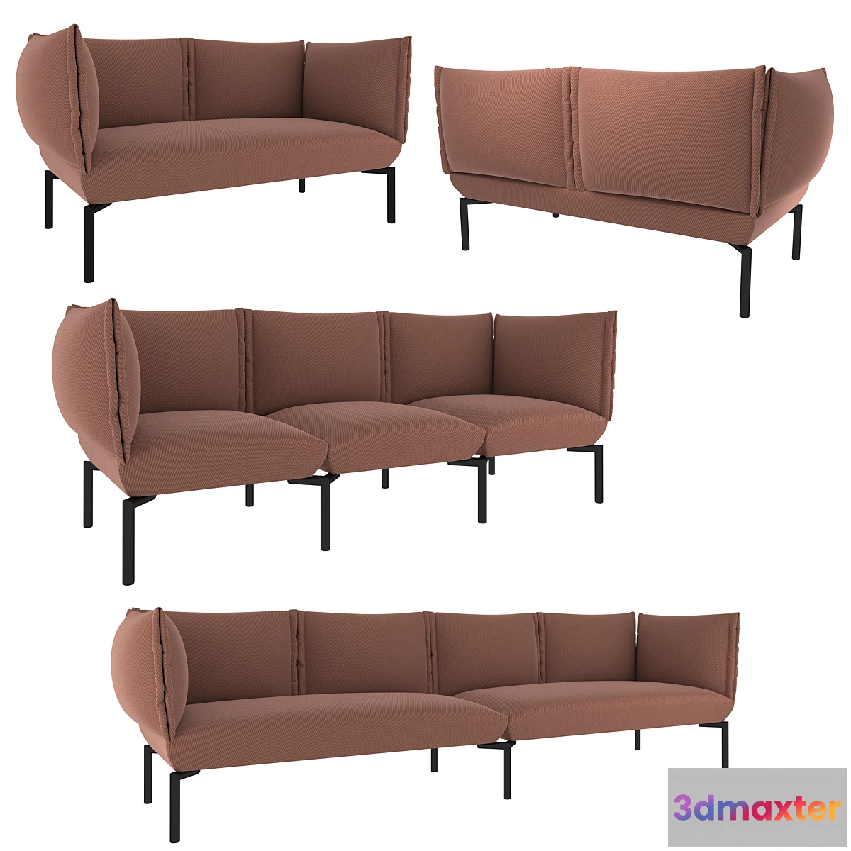 605197 - Sancal CLICK  Sofa with soft armrests