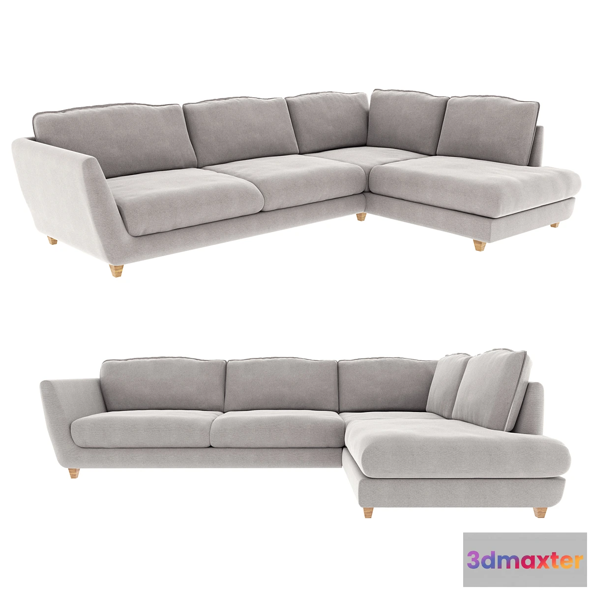 605247 - Sofa Viktoria Corner Dark Gray