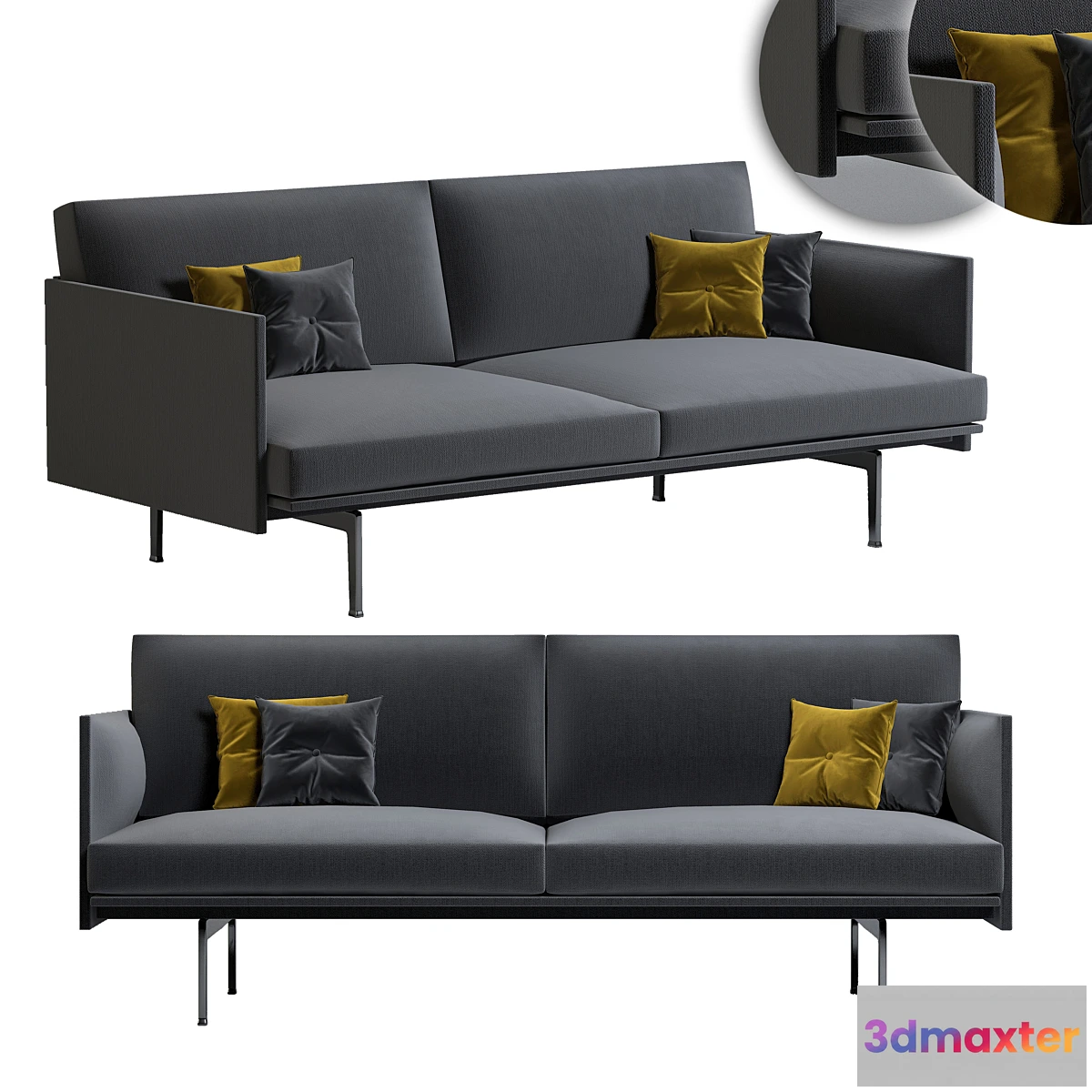 605463 - Muuto outline modern sofa - No.2