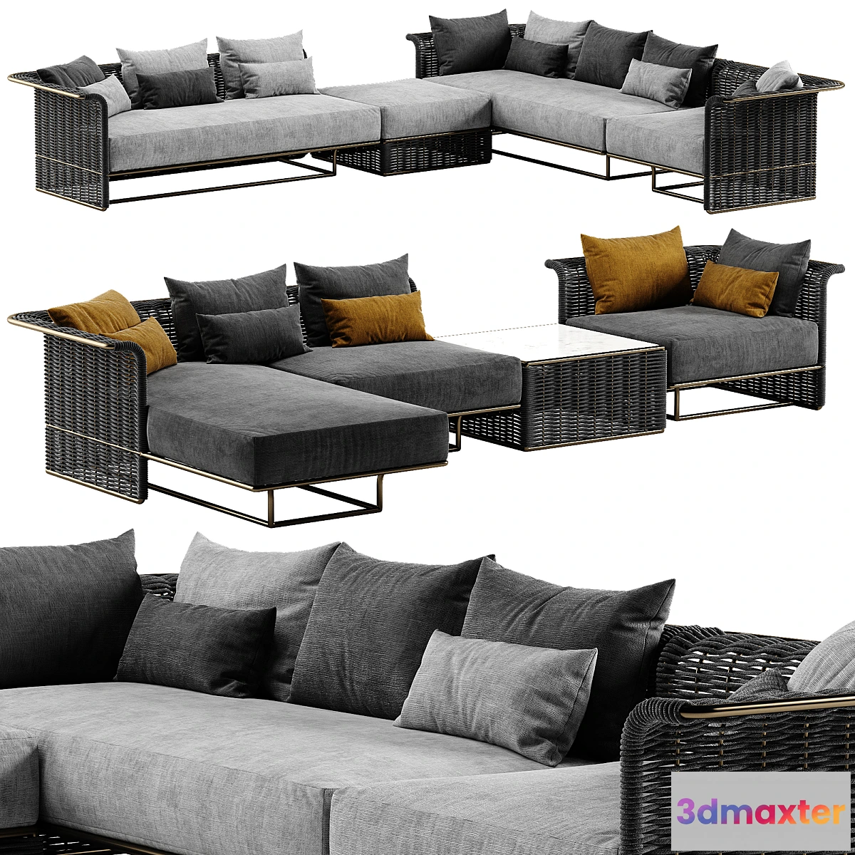 605563 - Rugiano Marina sectional sofa
