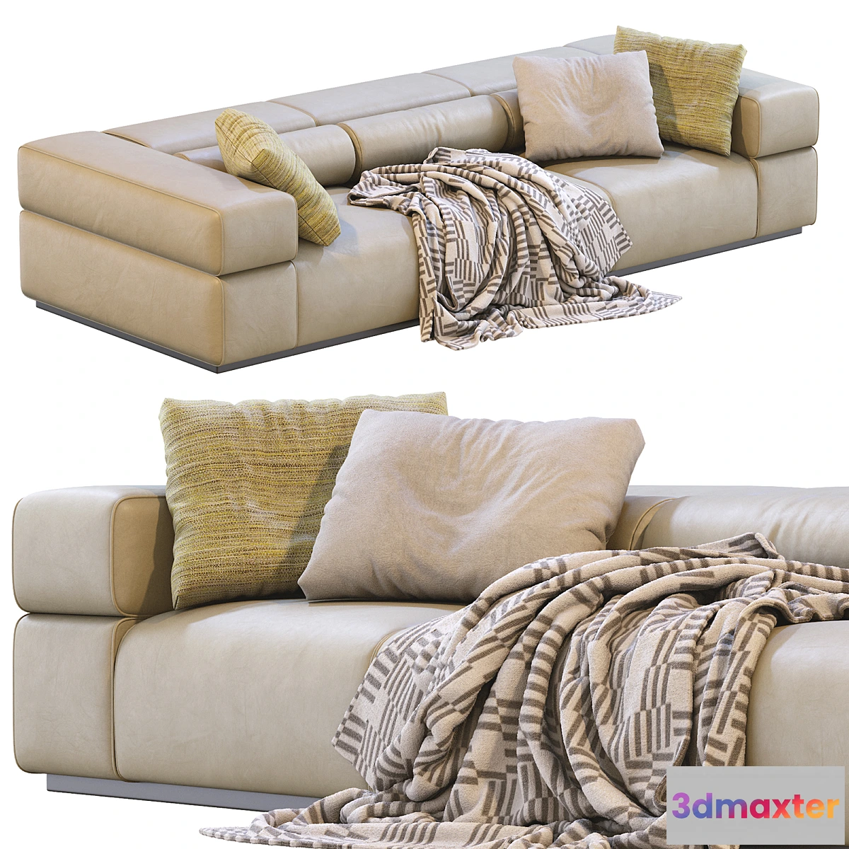 605637 - Leather Sofa BRICK LANE By Lema