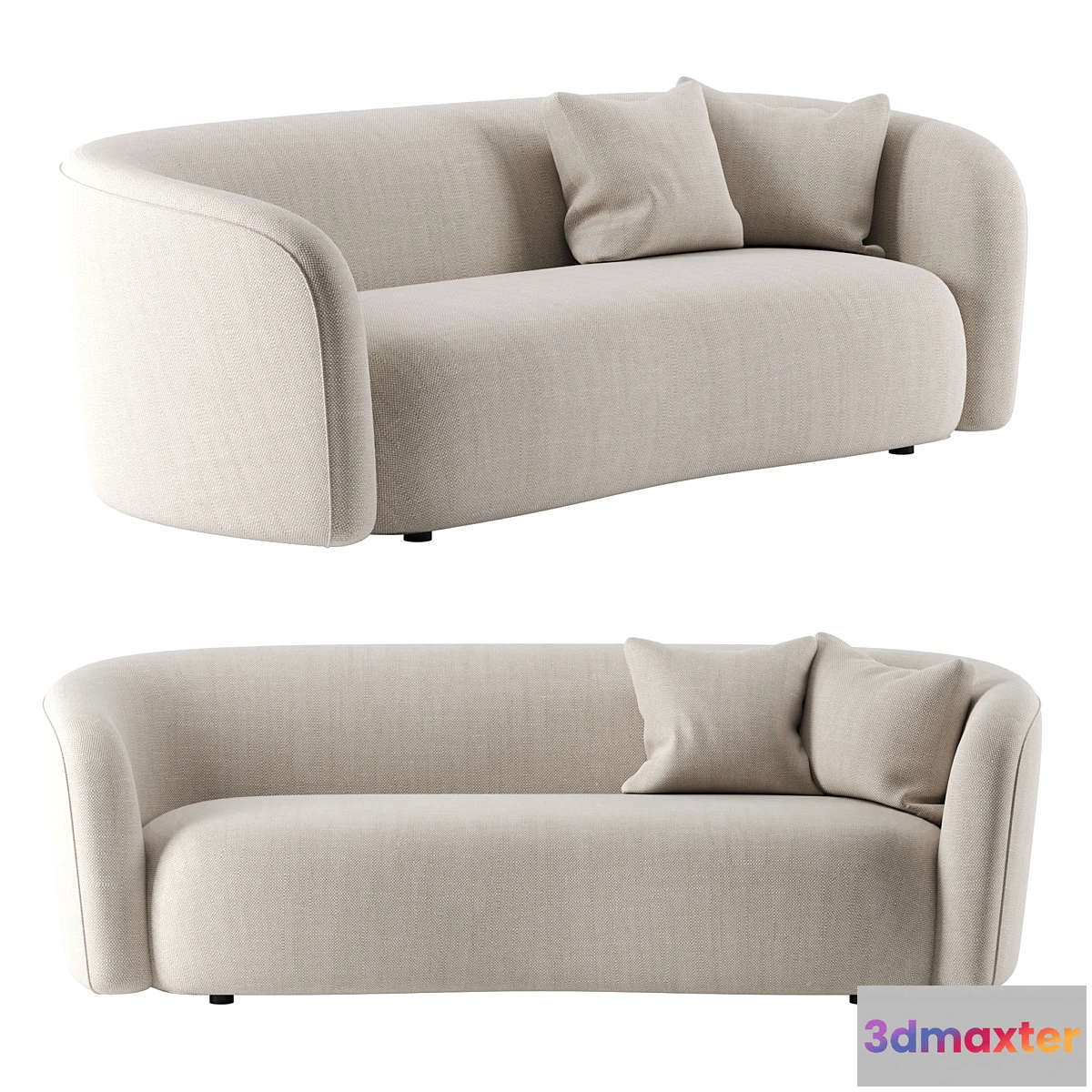 605697 - Ellipse Sofa 3 seater by Ethnicraft
