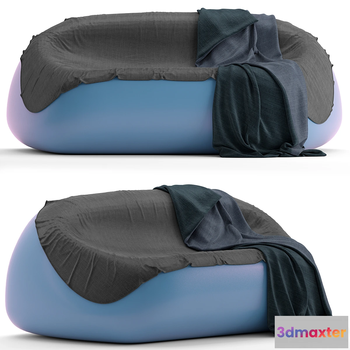 605769 - Plust GUMBALL garden sofa with coverlet