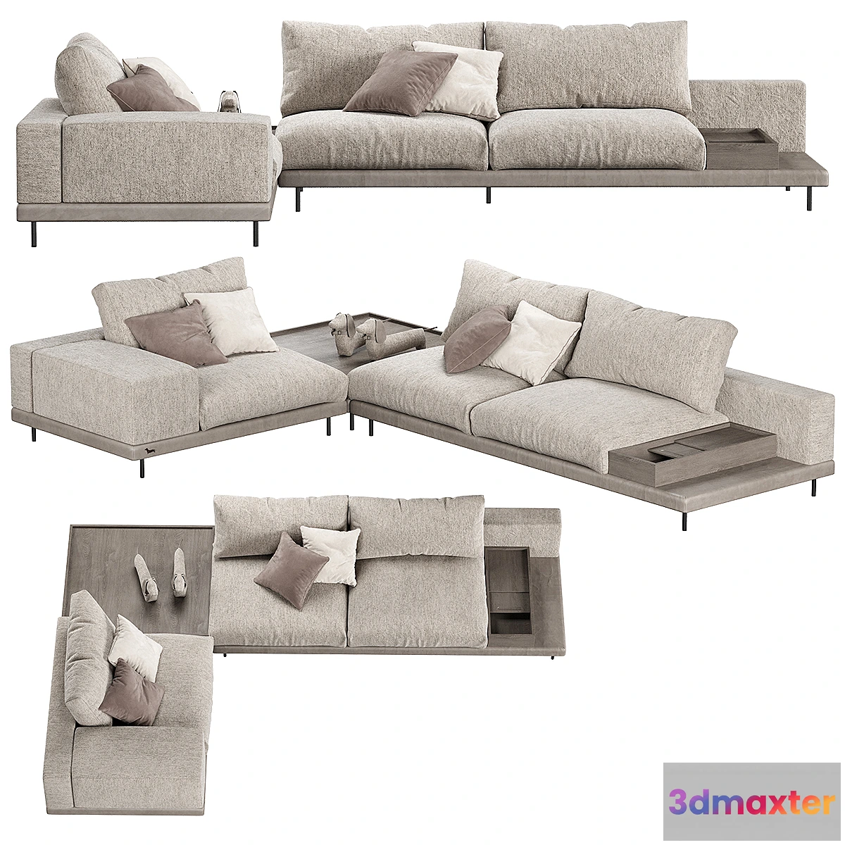 605815 - Sofa SPACE SECTIONAL M Sofaclub