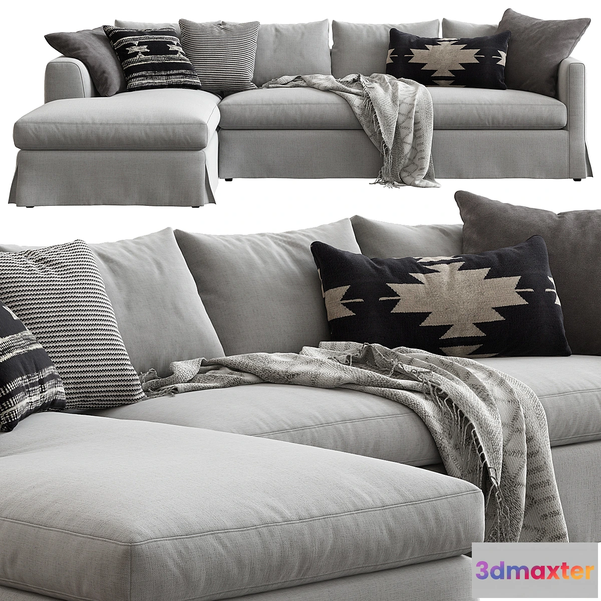 605897 - Marac _ Metro Sofa Chaise Longue