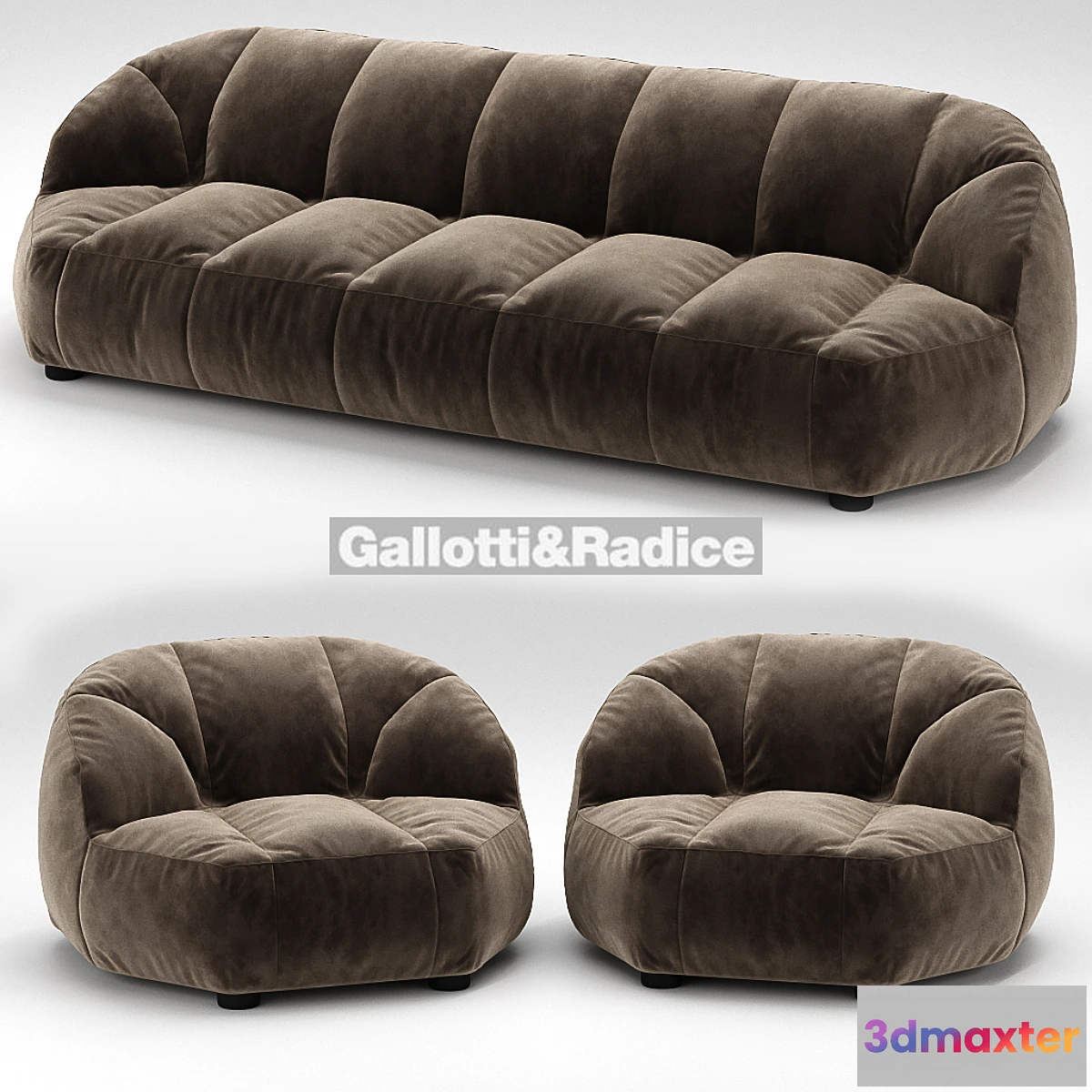 605987 - Cloud sofa and armchair Galotti & Radice