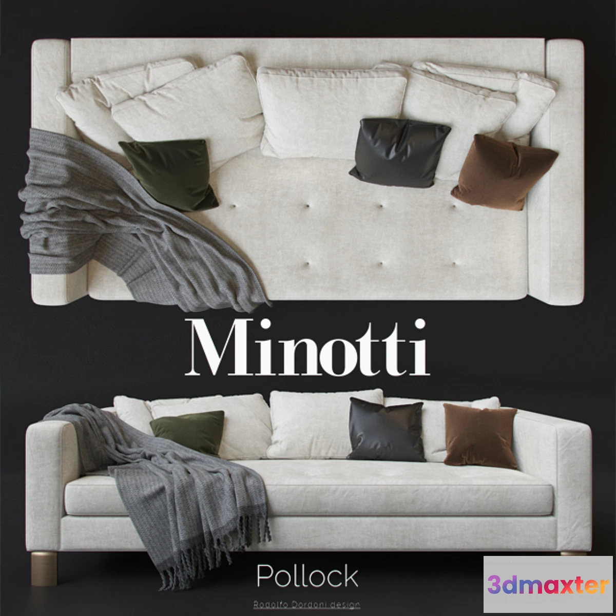 606005 - MINOTTI_Pollock_white