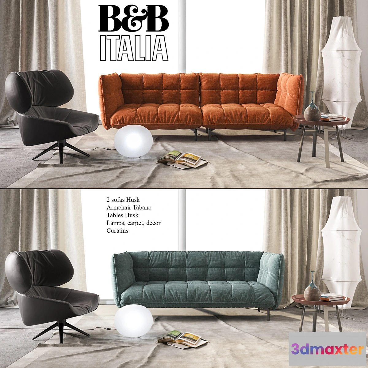 606039 - B & B Italia Sofa Husk