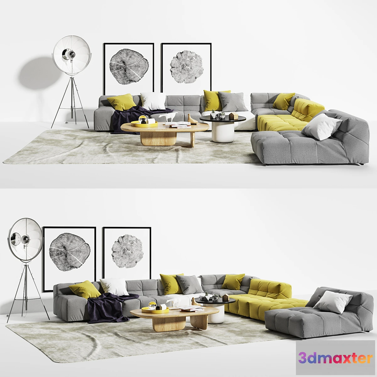 606127 - Sofa B & B Italia Tufty Puffy