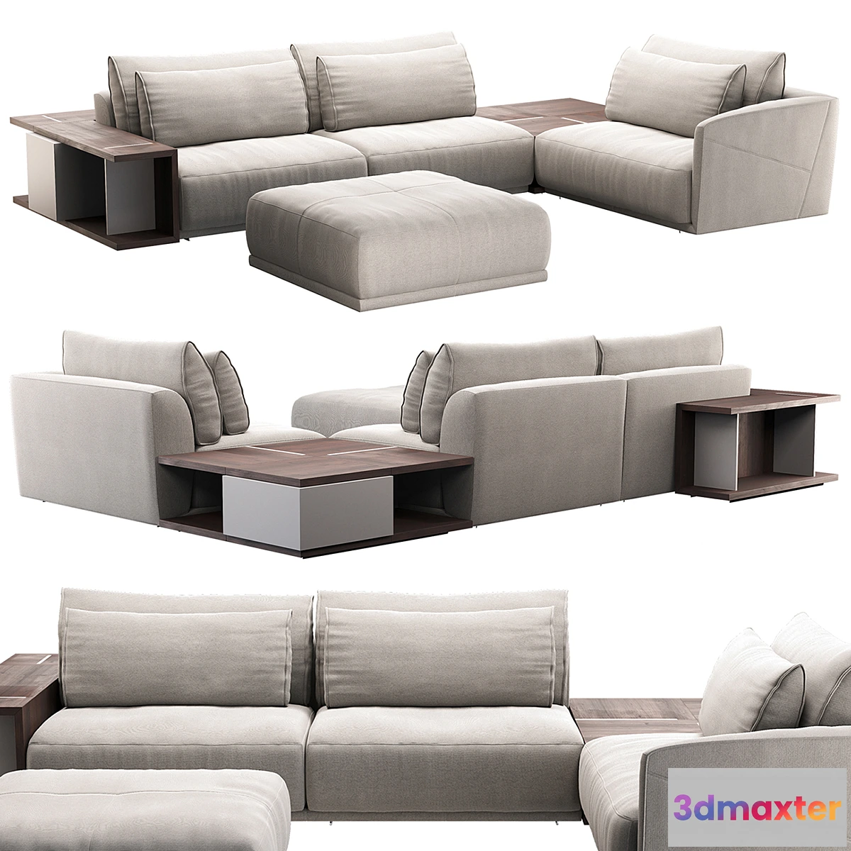 606165 - Natuzzi Long Beach Sofa