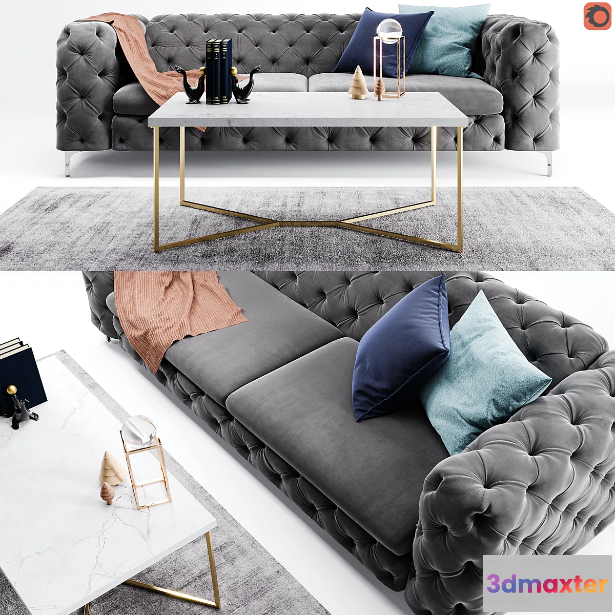 606205 - Kogut Chesterfield Sofa