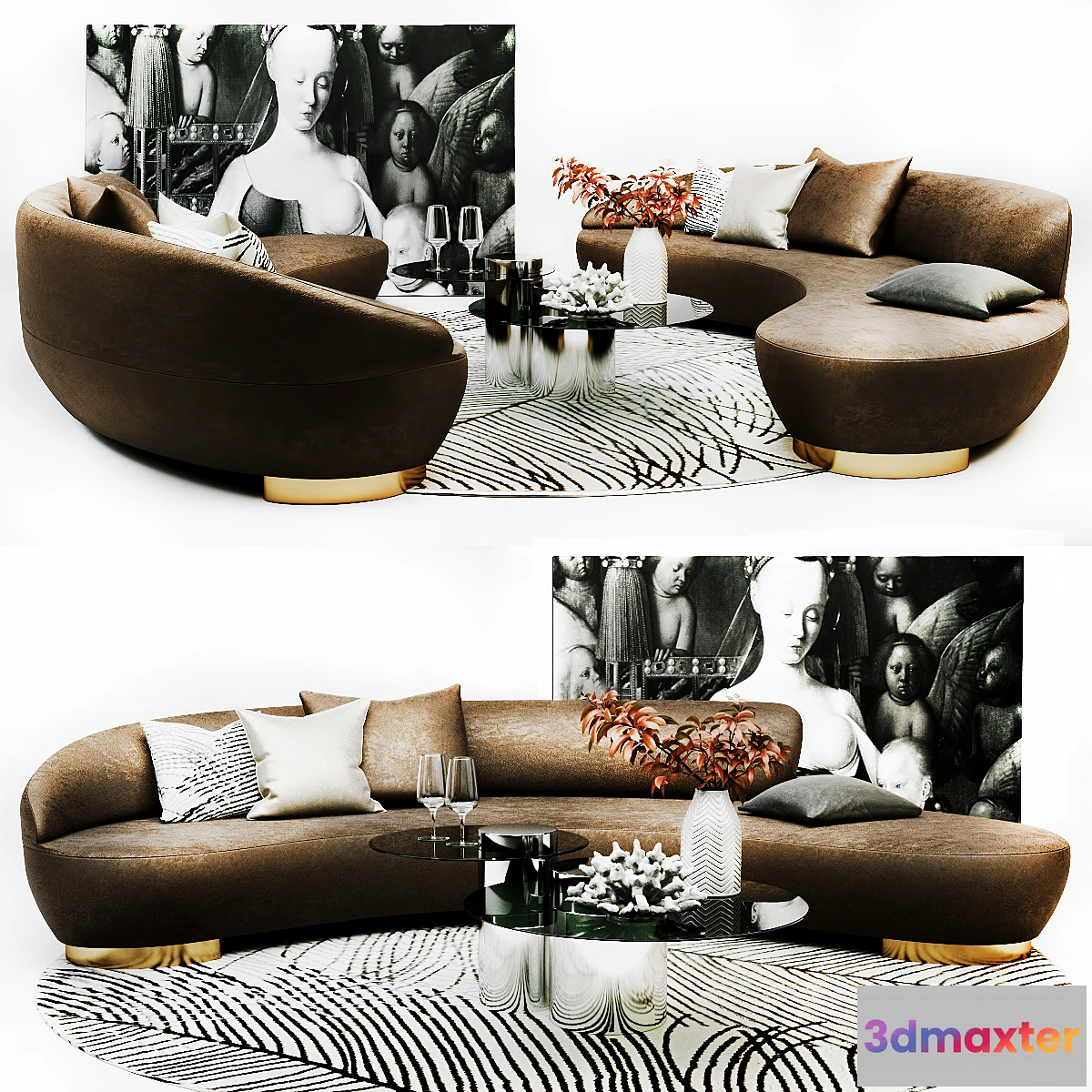 606243 - Vladimir KAGAN Free Form Curved Sofa - No.2