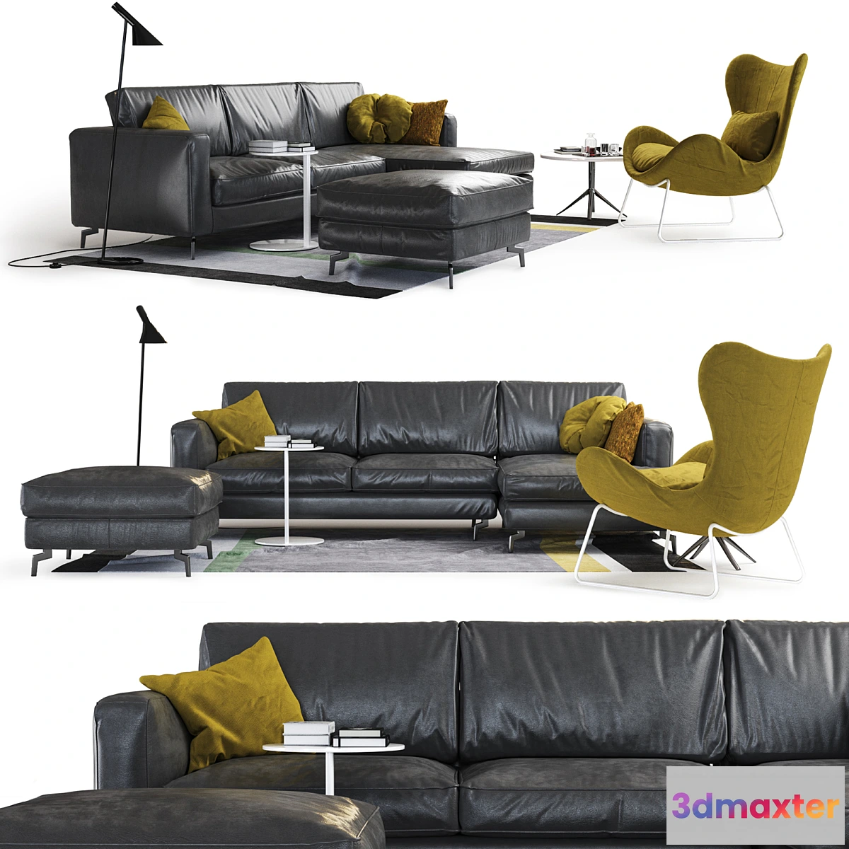 606259 - Sofa SQUARE from Calligaris