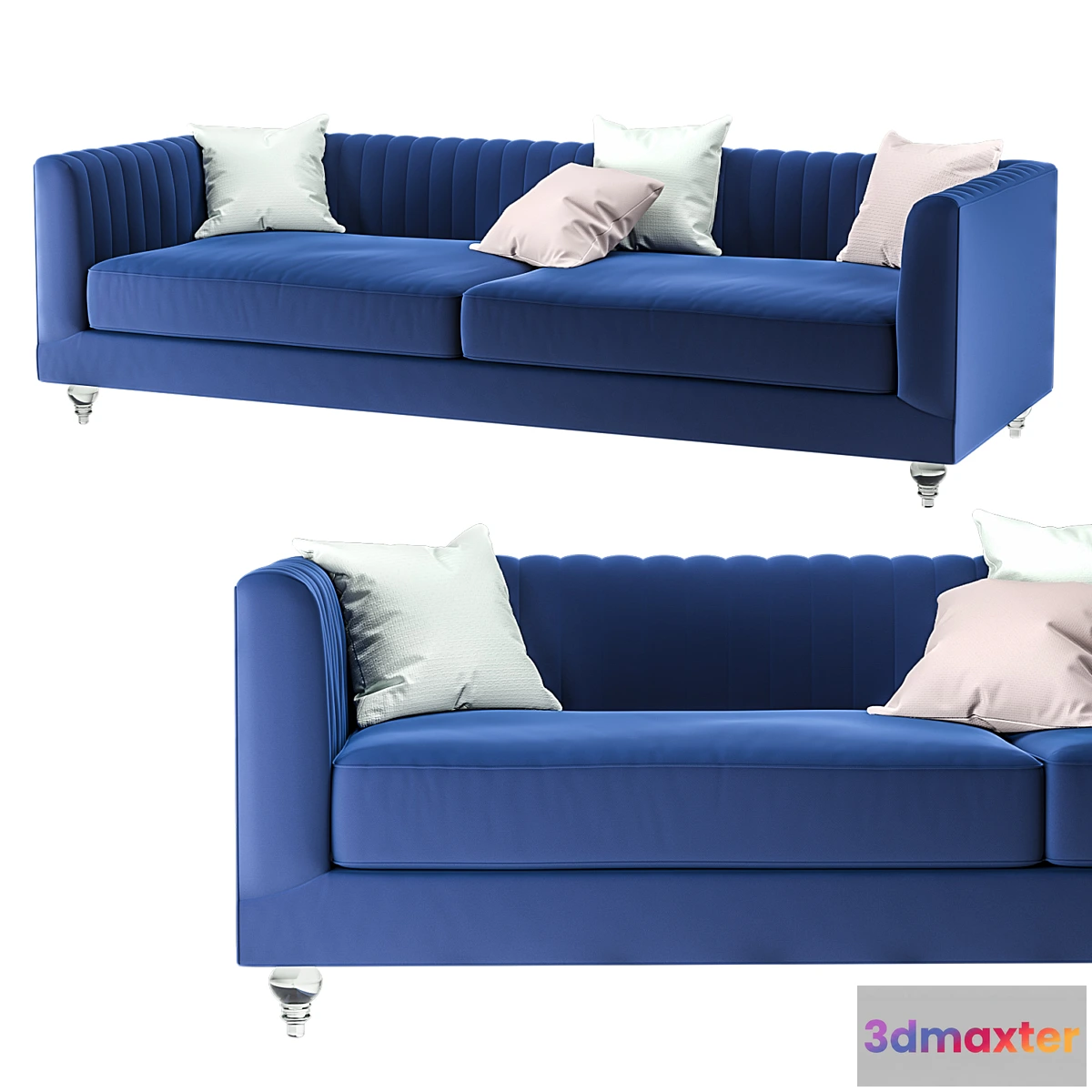 606377 - Nula Velvet Sofa