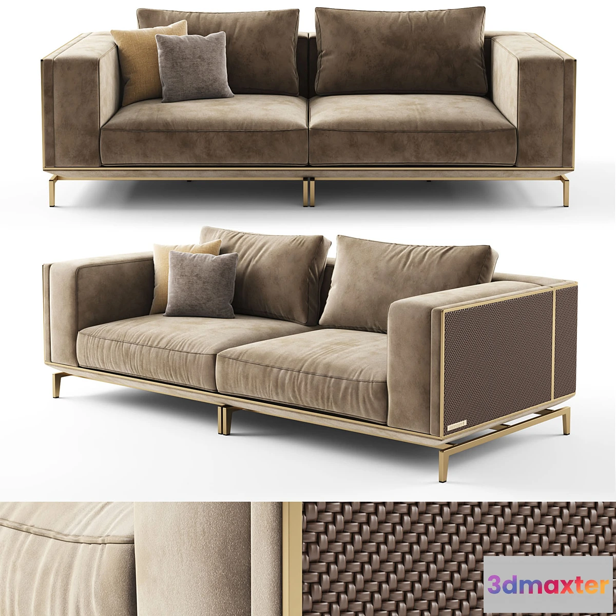 606391 - Visionnaire BACKSTAGE 2 seater sofa - No.2