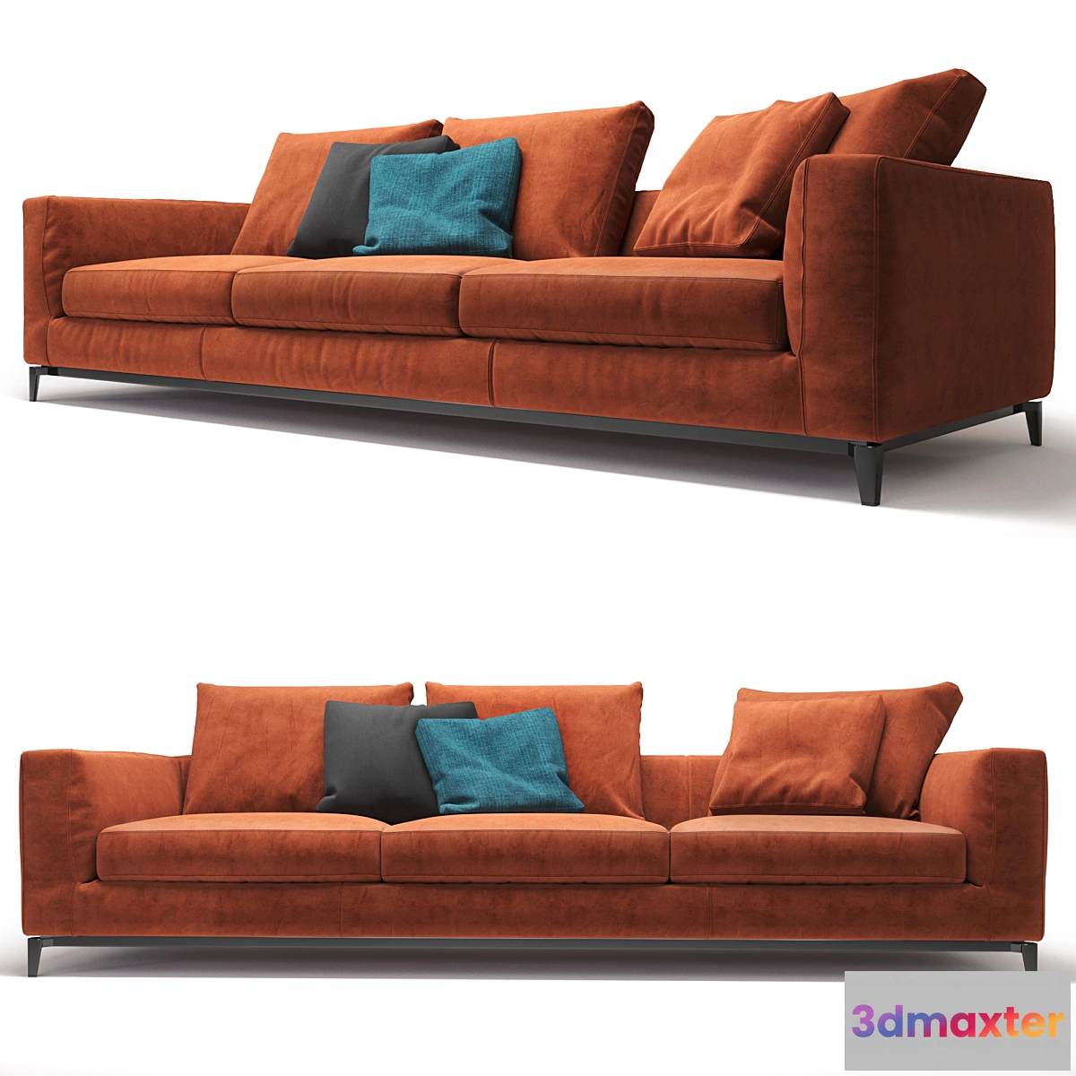 606417 - Minotti Andersen sofa 3-seater