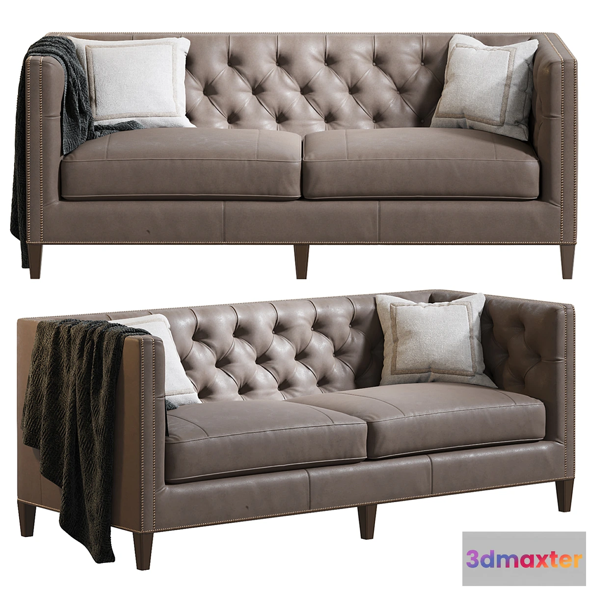 606491 - Camille Leather Sofa