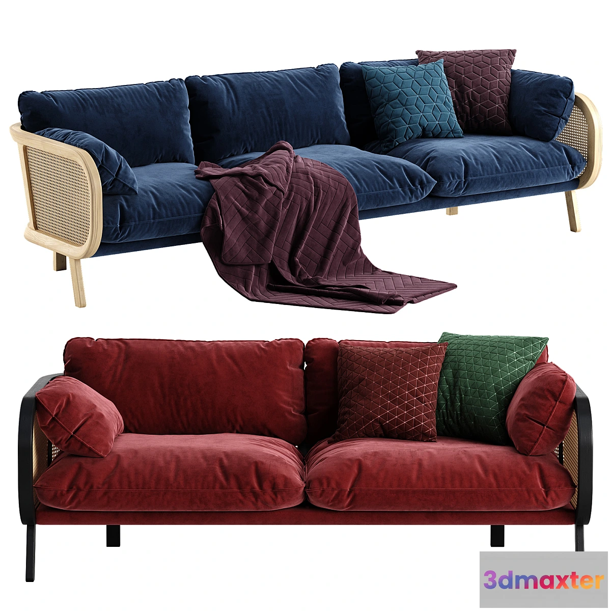 606591 - Buzzi cane sofa