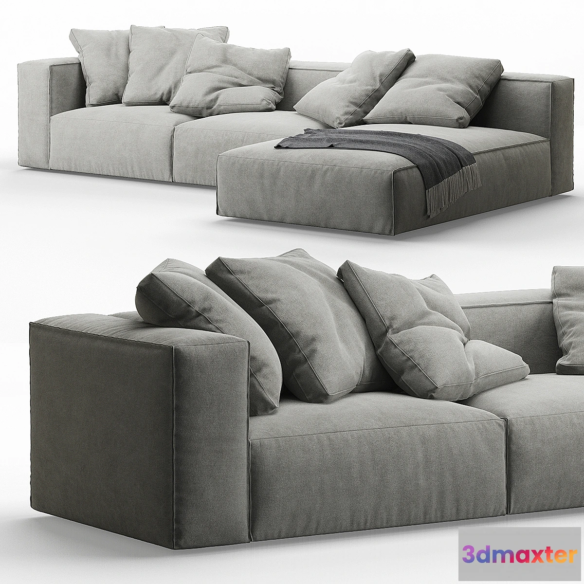 606641 - Nils Corner Sofa by Ligne Roset